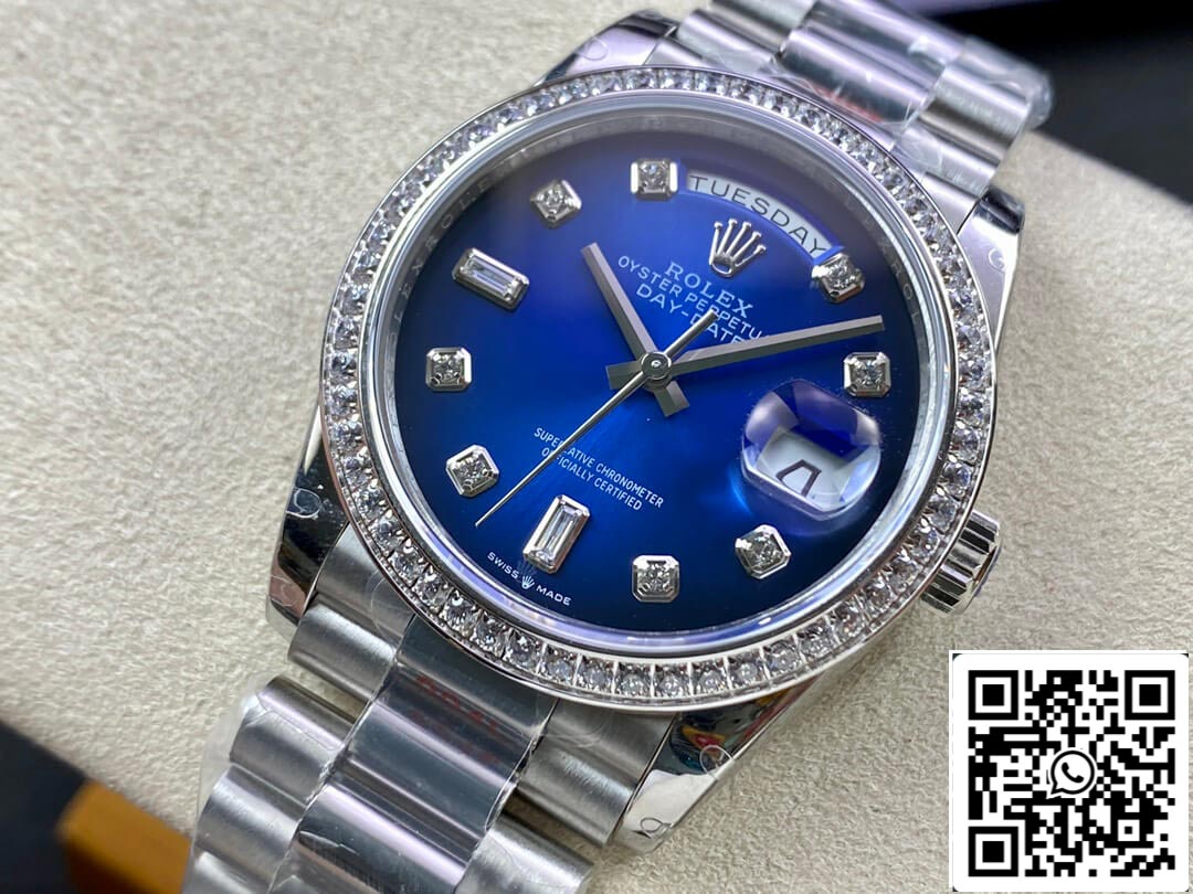 Rolex Day Date M128396TBR-0008 36MM 1:1 Mejor edición GM Factory Diamond Bisel