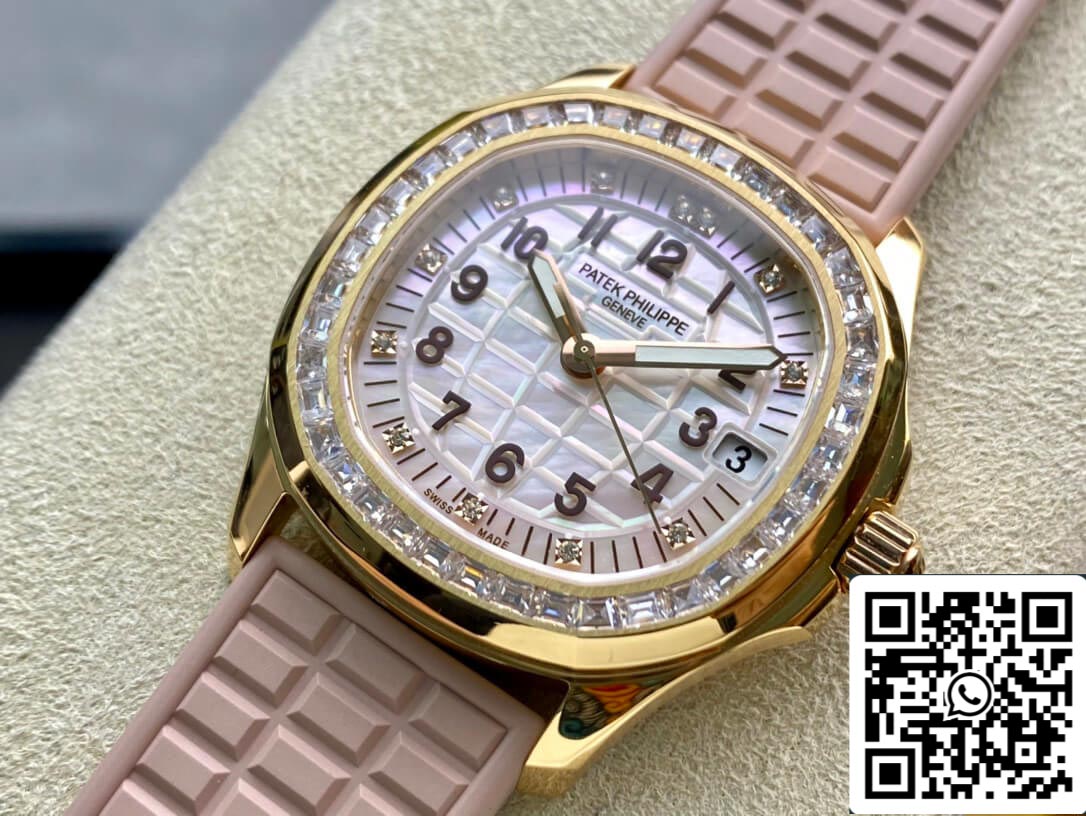 Patek Philippe Aquanaut 5072R-001 1:1 Best Edition PPF Factory quadrante in madreperla