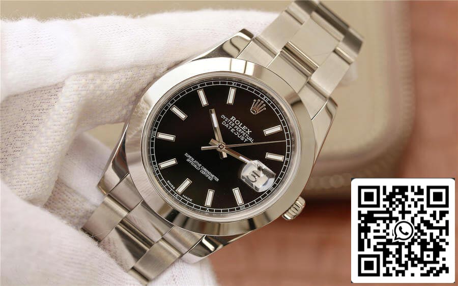 Rolex Datejust M126300-0011 1:1 Best Edition EW Factory Black Dial