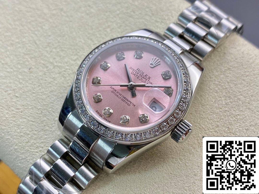 Rolex Datejust M279139RBR-0005 28MM 1:1 Mejor edición BP Factory esfera rosa