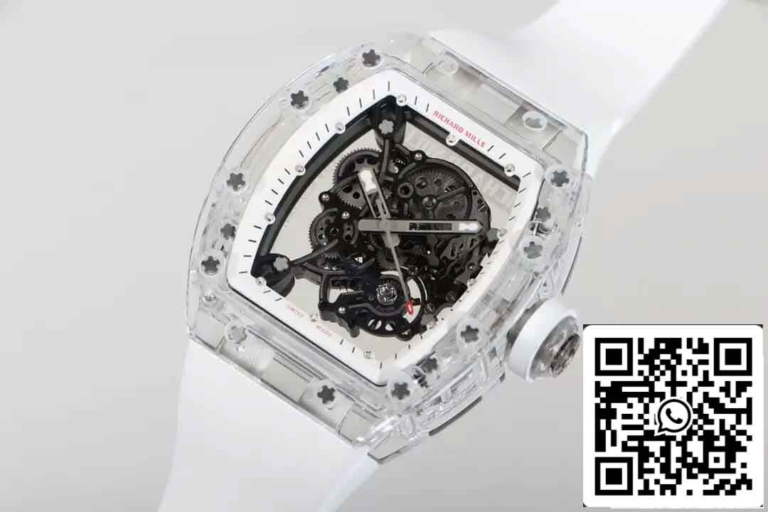 Richard Mille RM055 La mejor correa de caucho RM Factory edición 1:1