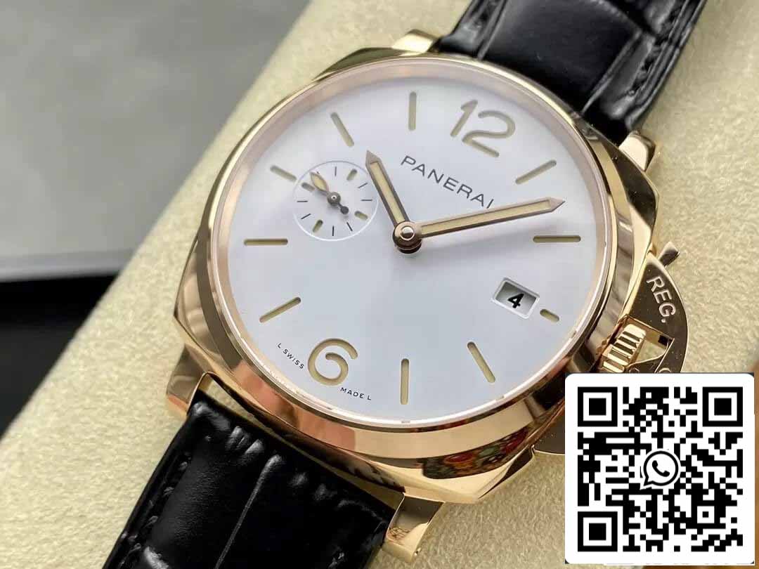 Panerai Luminor PAM01336 1:1 Best Edition VS quadrante bianco di fabbrica