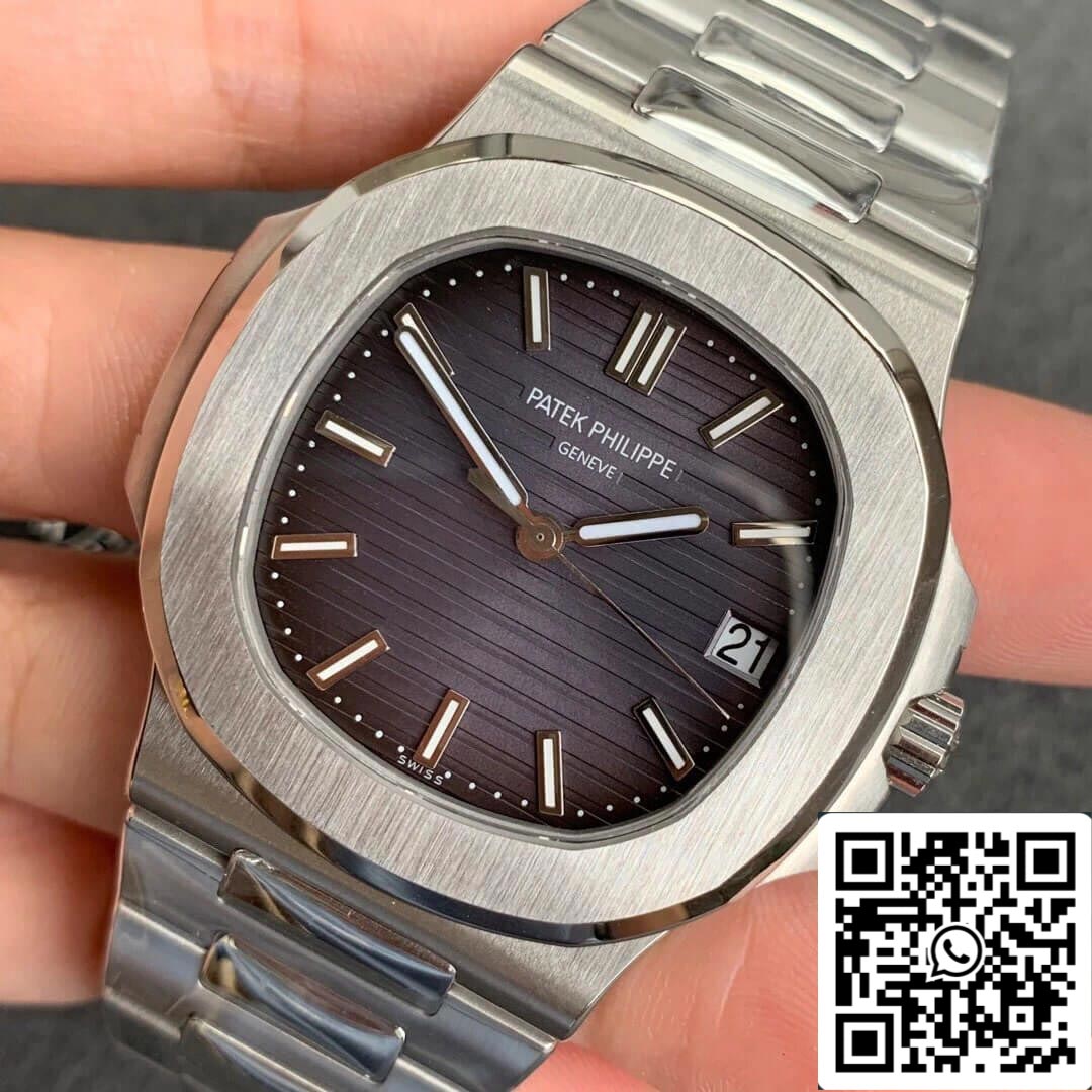 Patek Philippe Nautilus 5711 1:1 Best Edition PPF Factory V4 quadrante grigio svizzero ETA324