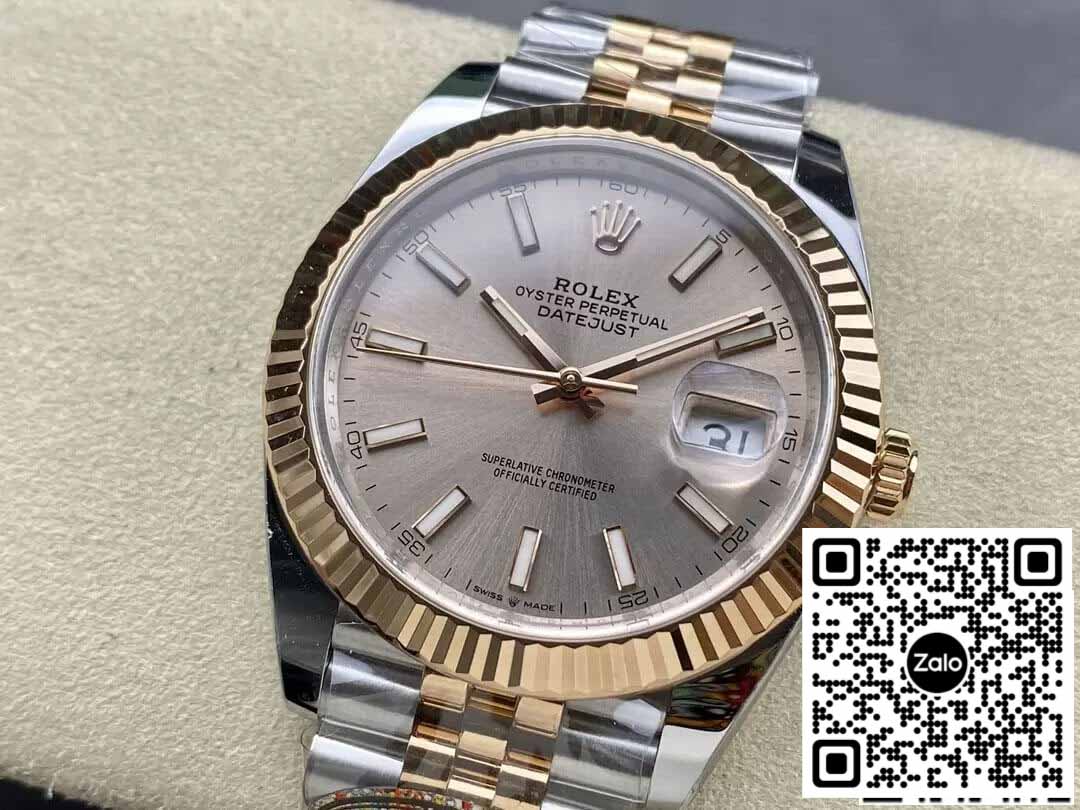 Rolex Datejust 41MM M126331-0010 1:1 Mejor Edición Clean Factory Oro Rosa