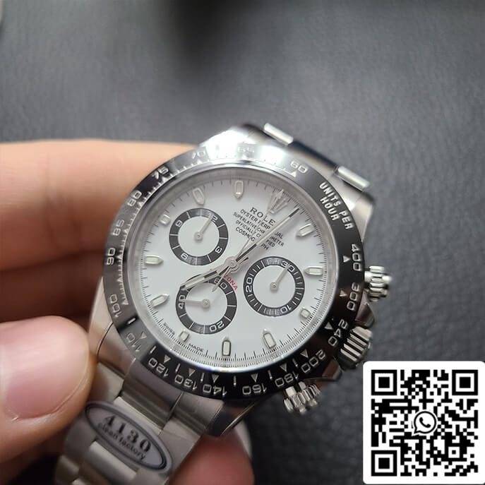 Rolex Cosmograph Daytona M116500LN-0001 1:1 Best Edition Clean Factory V3 Lunetta Nera