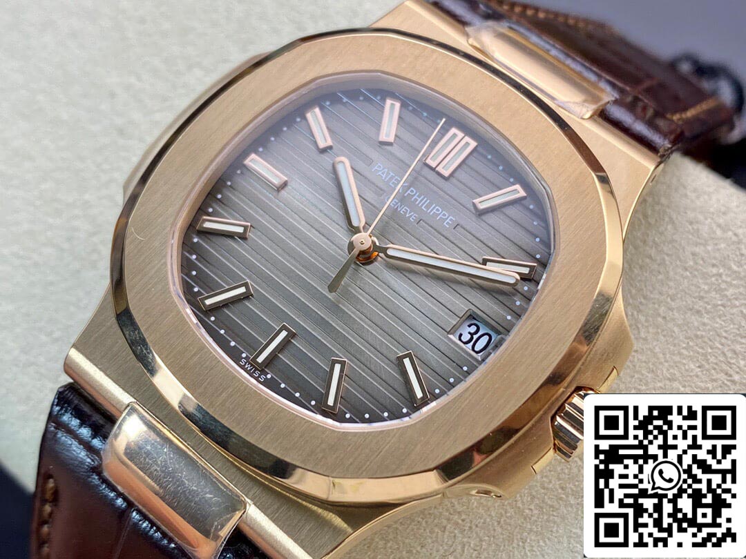 Patek Philippe Nautilus 5711R-001 1:1 Best Edition PPF Factory V4 Brown Dial Swiss ETA324