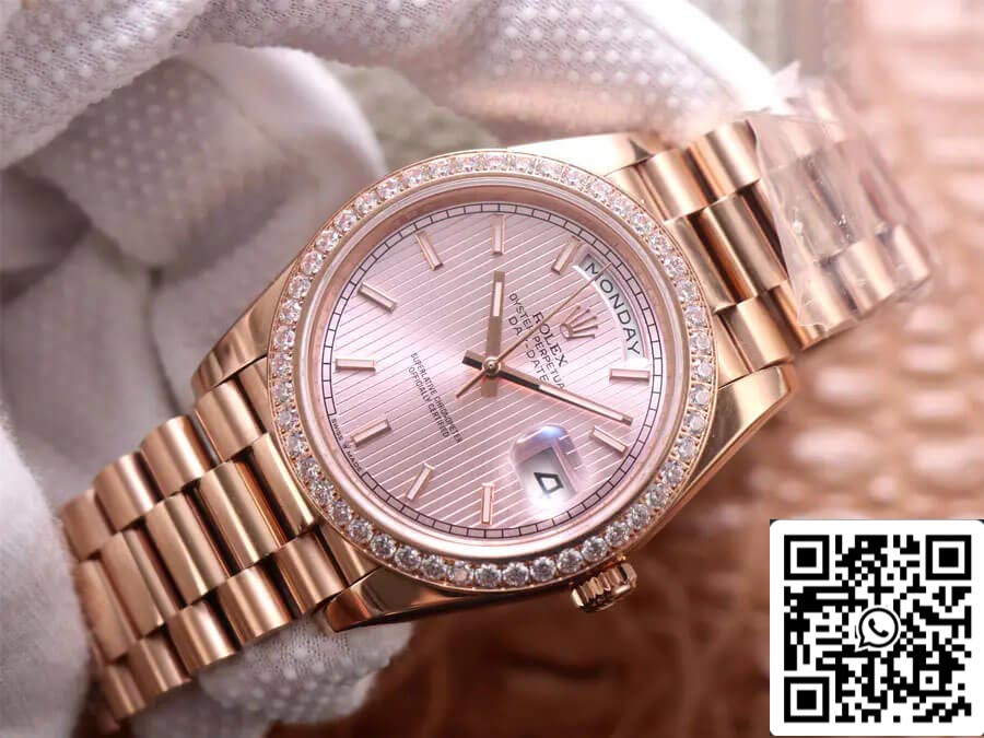 Rolex Day Date M228345RBR-0010 1:1 Best Edition EW Factory Oro rosa