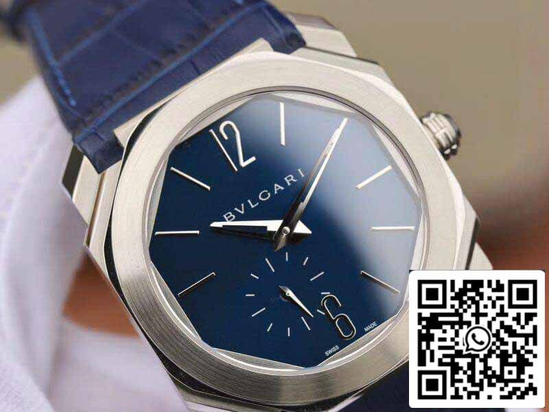 Bvlgari Octo Finissimo Extra Thin Automatic 103035 Orologio da uomo quadrante blu 1:1 Best Edition Swiss BVL193