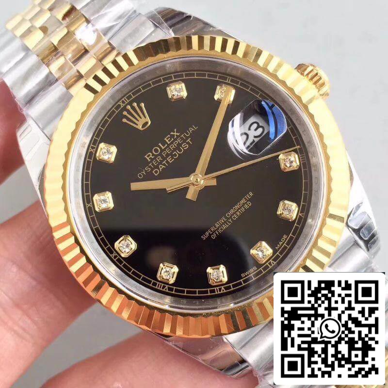 Rolex Datejust II M126333-0013 EW Factory 1:1 Best Edition Bracciale svizzero bicolore in acciaio inossidabile ETA3255