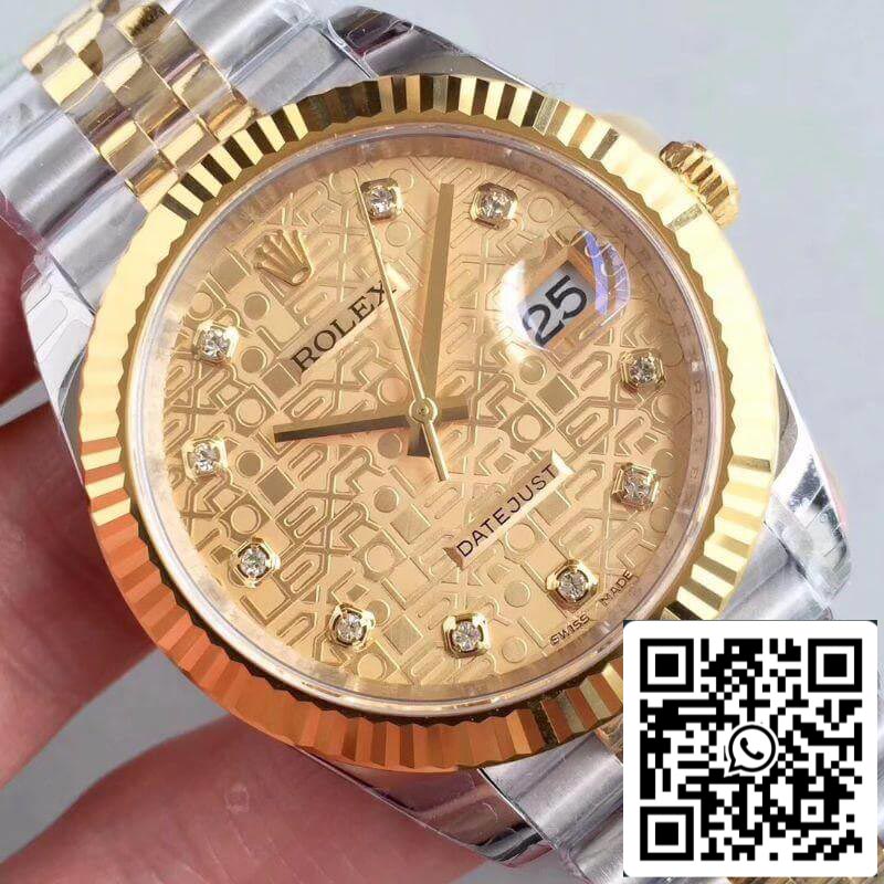 Rolex Datejust 41 126333-0003 EW Factory 1:1 Best Edition Swiss ETA3235 904L brazalete Jubilee de acero inoxidable