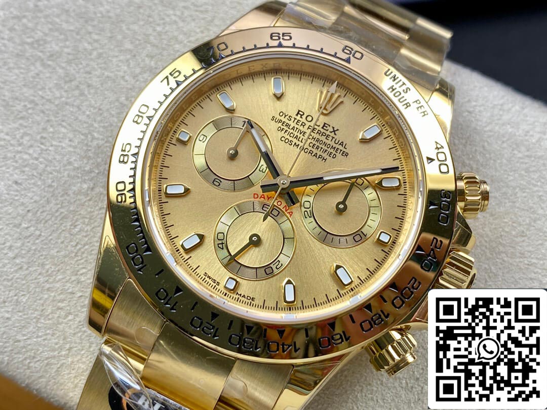 Rolex Daytona M116508-0003 1:1 Mejor edición BT Factory Gold Dial