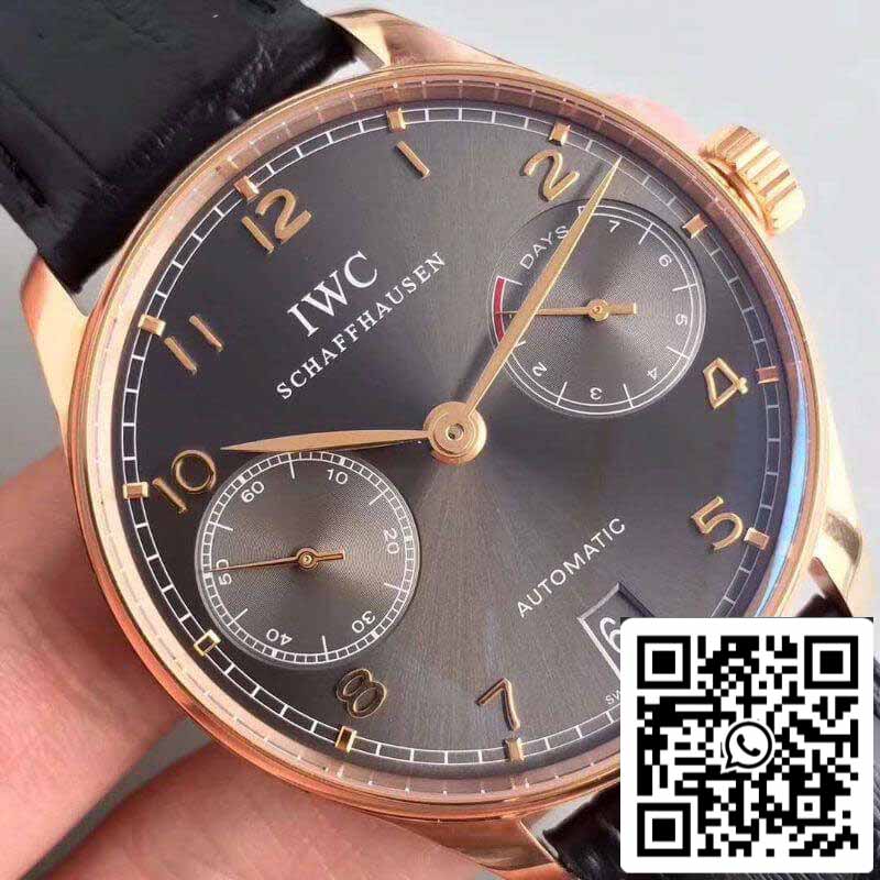 IWC Portugieser IW500702 ZF Factory 1:1 Best Edition Swiss ETA52010 Gray Ardoise Dial