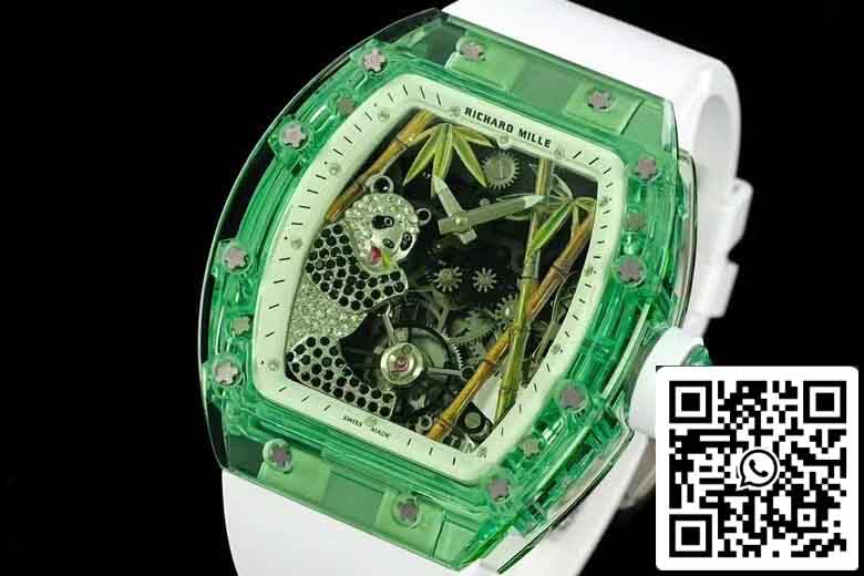 Richard Mille RM26-01 Tourbillon Miglior quadrante scheletrato verde fabbrica RM edizione 1: 1