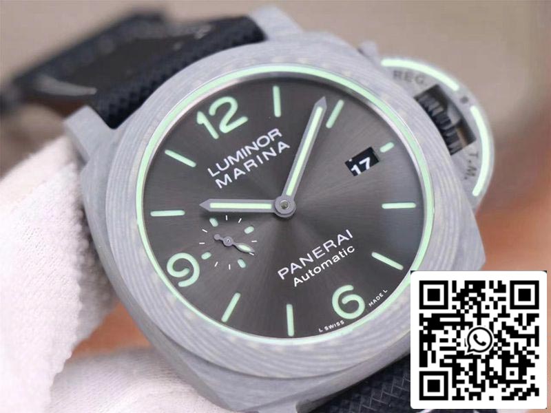 Panerai Luminor PAM01119 1:1 Best Edition VS Factory Carbon Fiber Swiss P9010