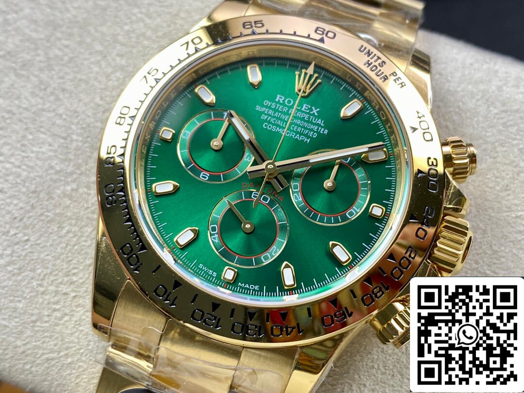 Rolex Daytona M116508-0013 1:1 Mejor edición BT Factory esfera verde