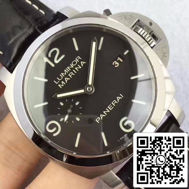 Panerai LUMINOR 1950 PAM 00312 1:1 Mejor edición VS Factory esfera negra Swiss Cal.P.9010