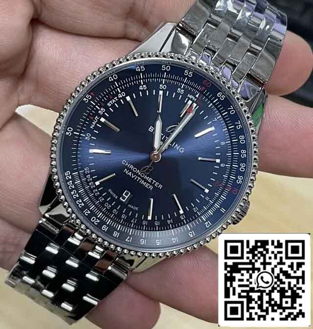 Breitling Navitimer 1 A17326161C1A1 1:1 Mejor edición V7 Factory Acero inoxidable