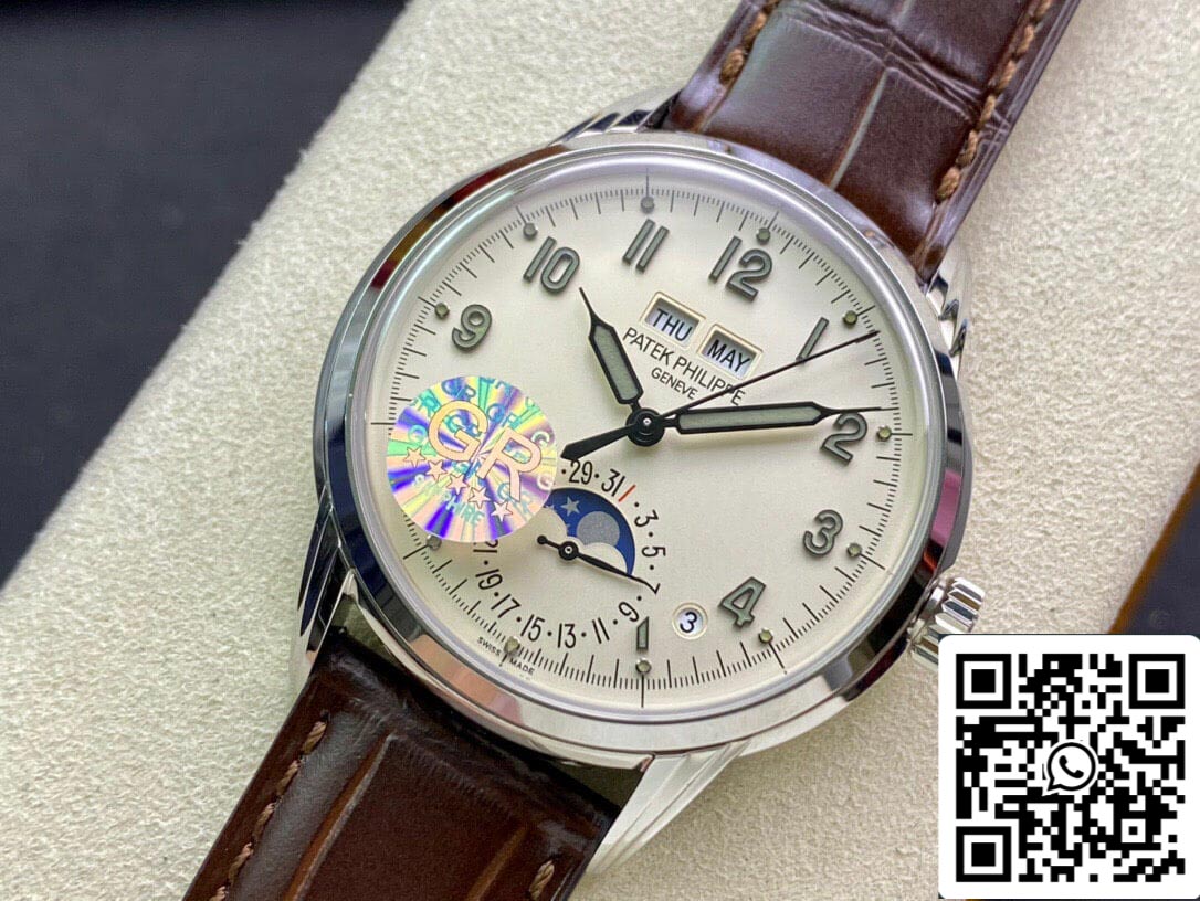 Patek Philippe Complications 5320G-001 1:1 Mejor edición GR Factory esfera blanca lechosa