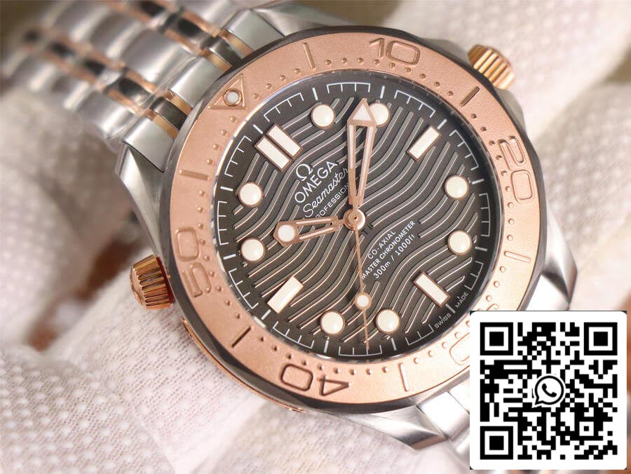 Omega Seamaster Diver 300M 210.60.42.20.99.001 1:1 Mejor Edición OM Factory Titanio Metal