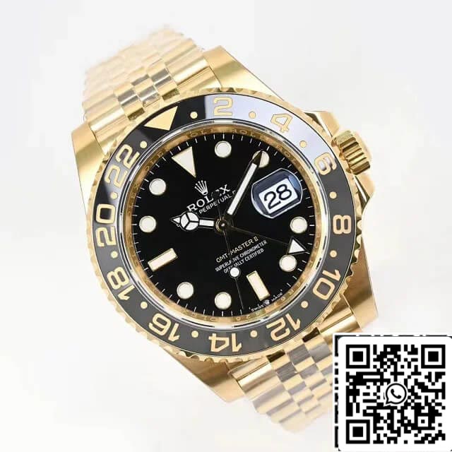 Rolex GMT Master II M126718grnr-0001 1:1 Best Edition EW Factory quadrante nero