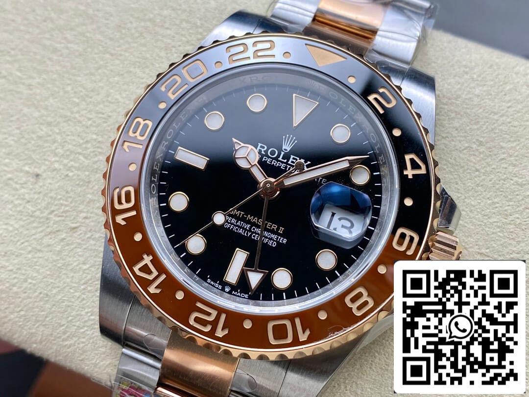 Rolex GMT Master II M126711chnr-0002 1:1 Best Edition Clean Factory Black Dial