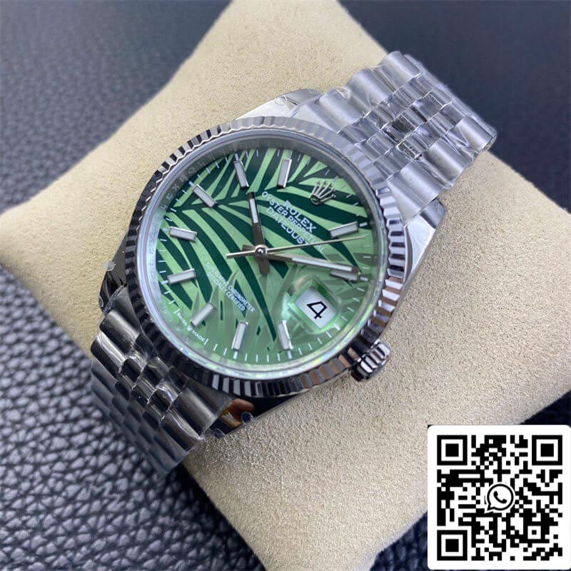 Rolex Datejust M126234-0047 36MM 1:1 Mejor Edición VS Esfera Verde de Fábrica