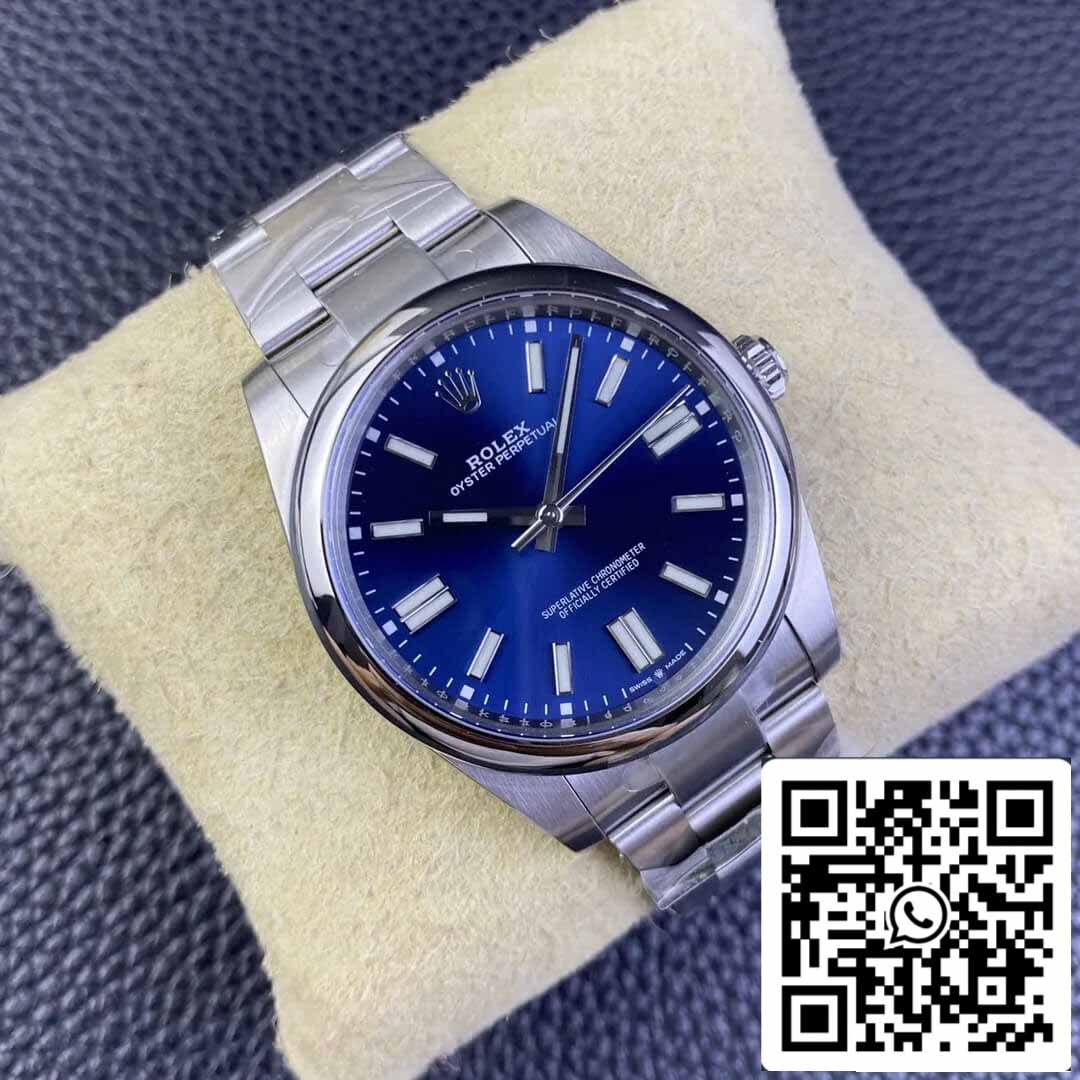 Rolex Oyster Perpetual M124300-0003 41MM 1:1 Best Edition Clean Factory Blue Dial