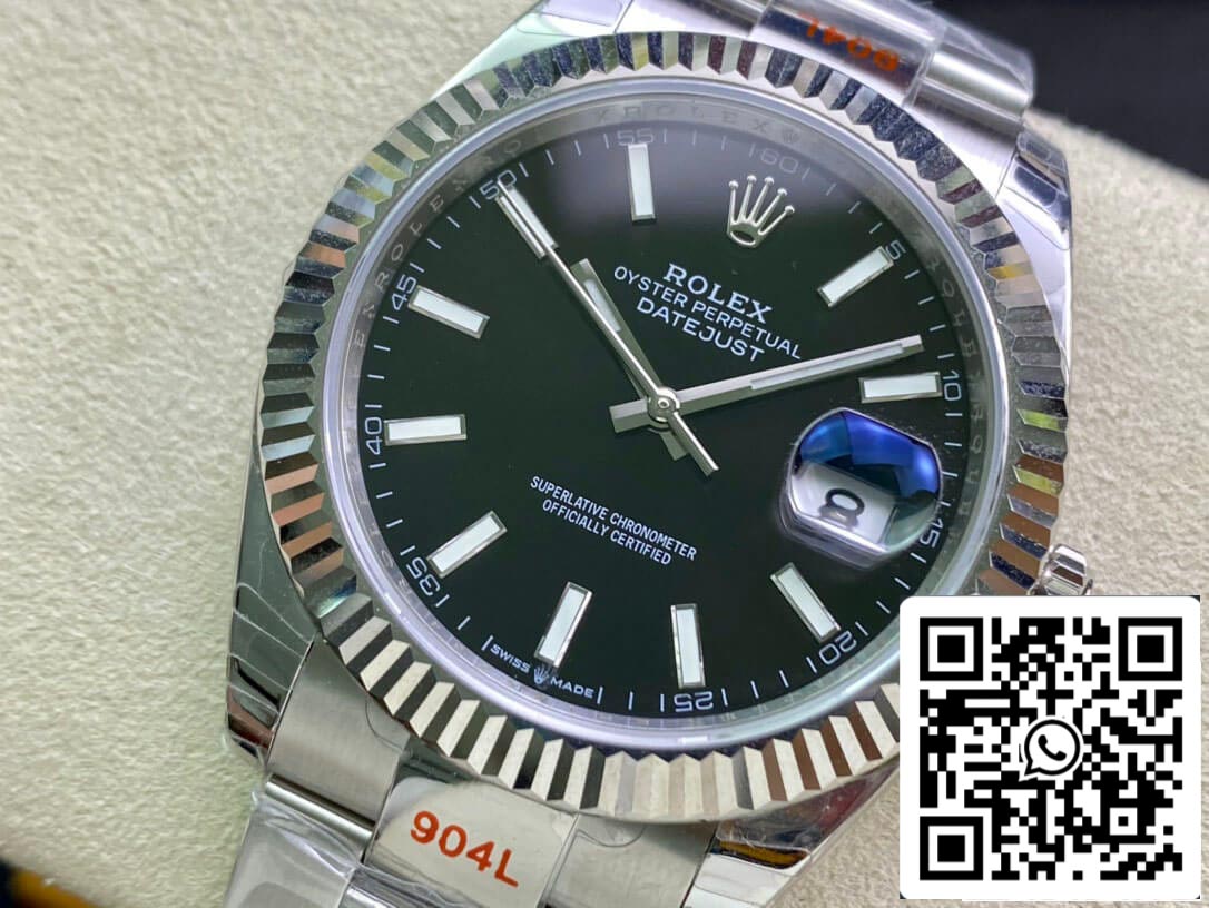 Rolex Datejust M126334-0017 1:1 Mejor edición EW Factory esfera negra