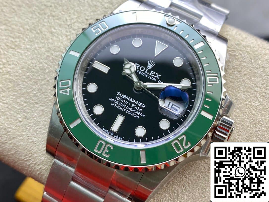 Rolex Submariner M126610LV-0002 Kermit VS Factory esfera negra