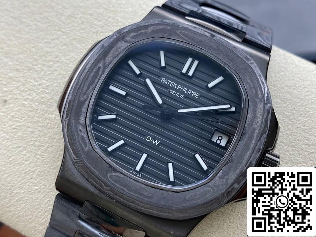 Patek Philippe Nautilus 5711 DiW 1:1 Mejor Edición Esfera Negra