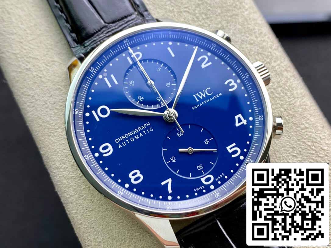 IWC Portugieser IW371601 1:1 Best Edition ZF Factory quadrante blu