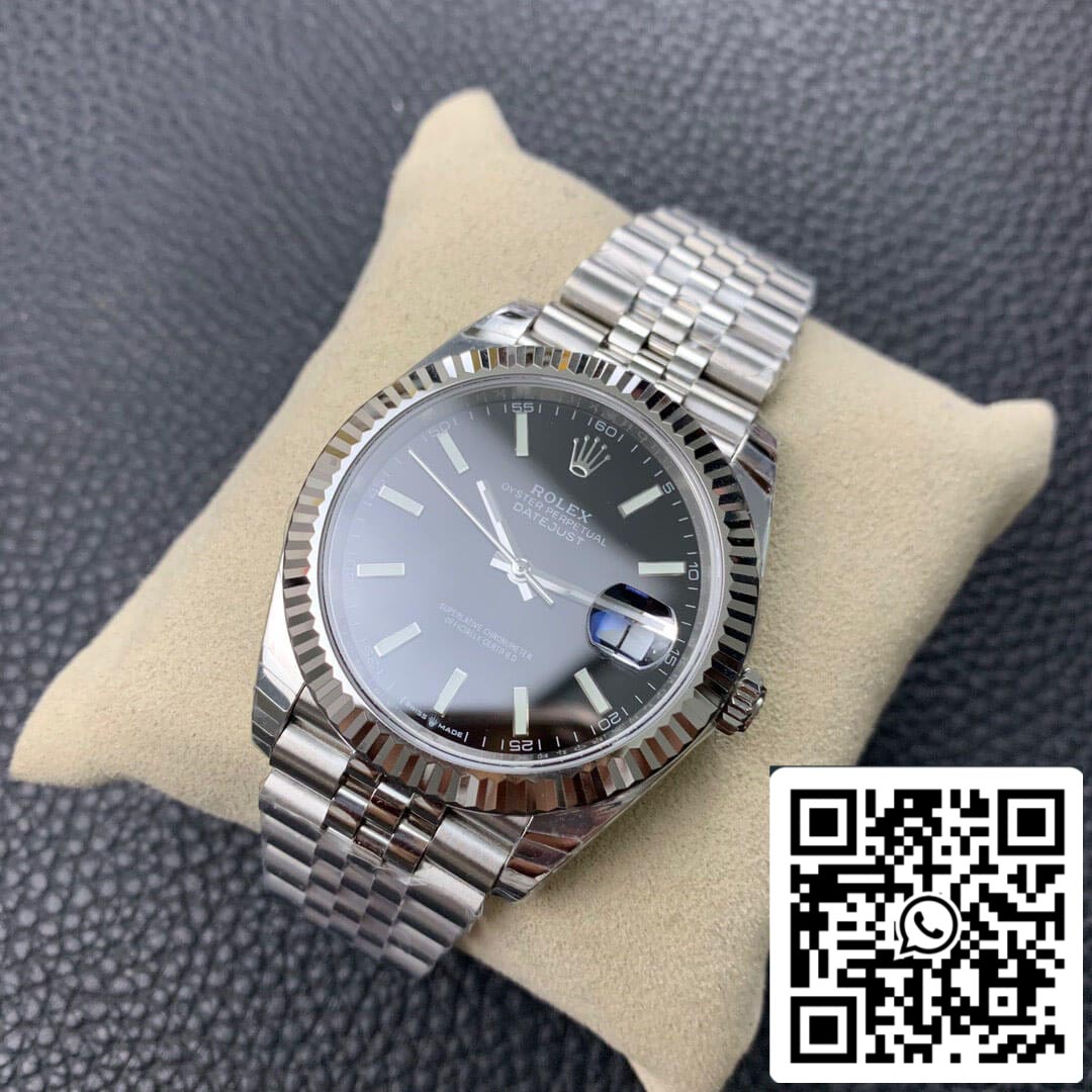 Rolex Datejust M126334-0018 1:1 Mejor edición EW Factory esfera negra