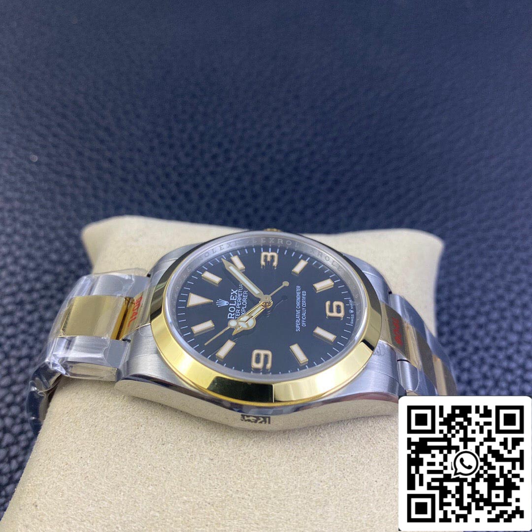 Rolex Explorer M124273-0001 1:1 Mejor Edición EW Factory Oro Amarillo