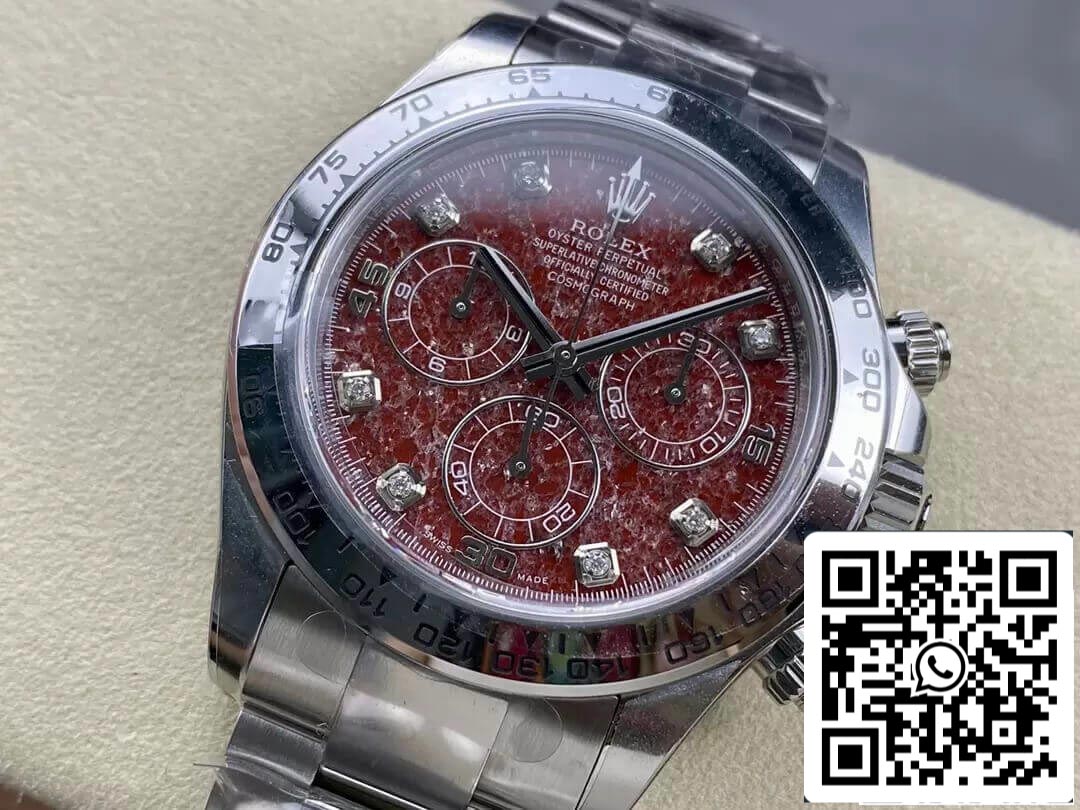 Rolex Cosmograph Daytona 116589 1:1 Mejor edición Clean Factory Esfera granada