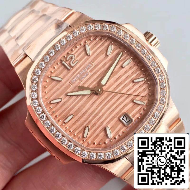 Patek Philippe Ladies Nautilus 7118/1200R PF Factory 1:1 Mejor edición Suiza ETA324