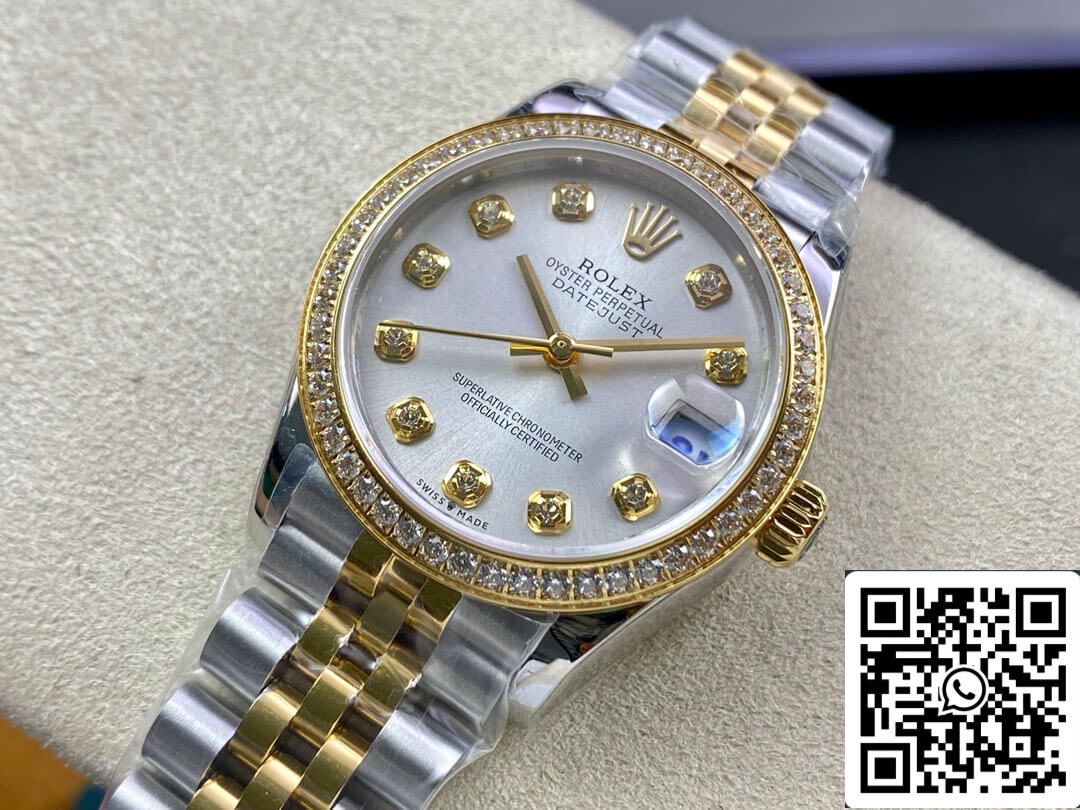 Rolex Datejust M278383RBR-0020 31MM 1:1 Mejor edición EW Factory Esfera plateada