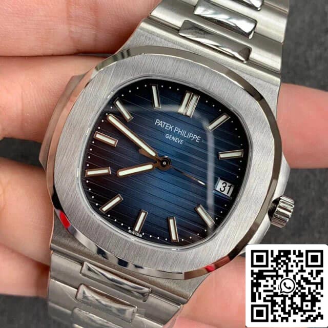 Patek Philippe Nautilus 5711/1A 010 1:1 Mejor edición GR Factory esfera azul