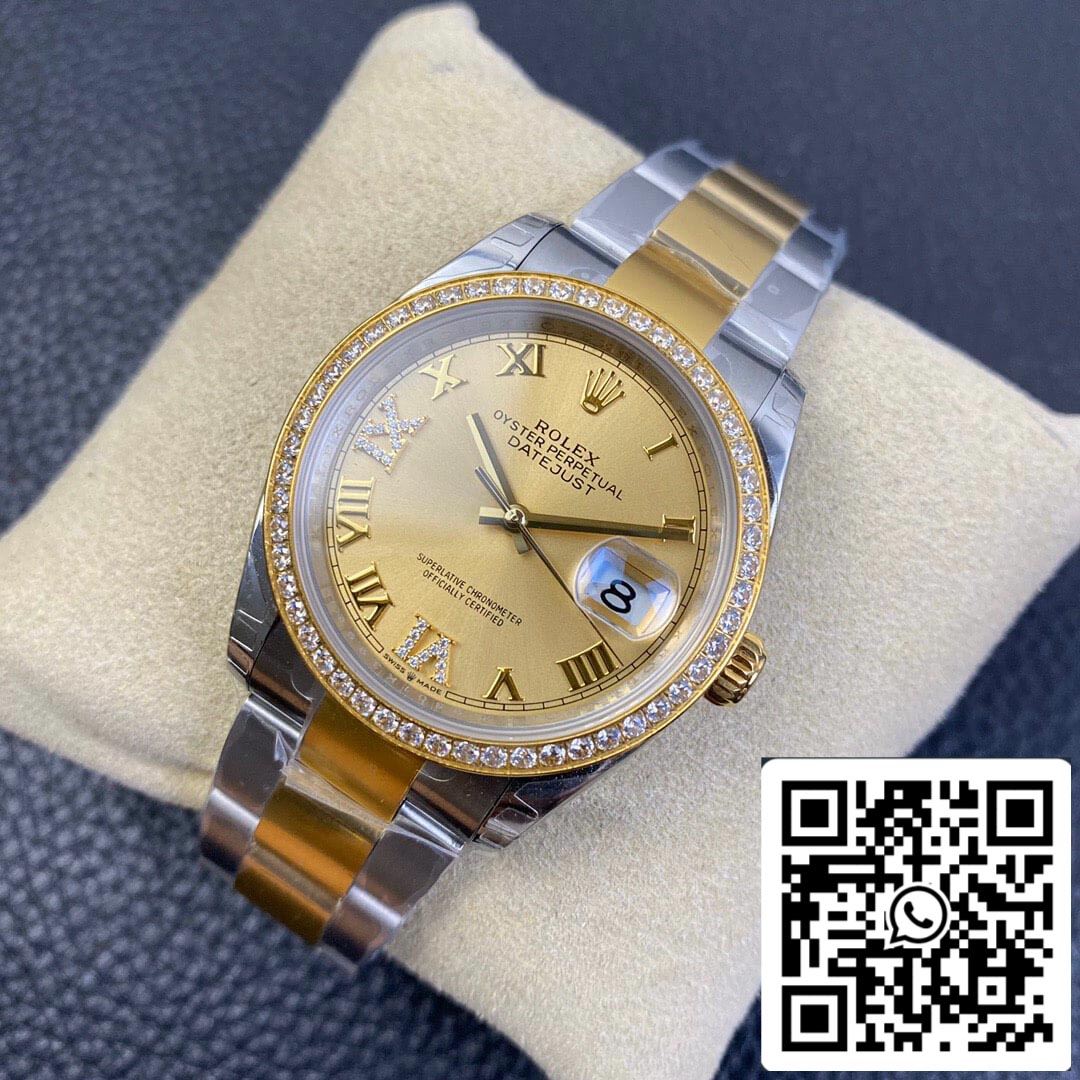 Rolex Datejust 126283 1:1 Best Edition EW Factory Oro giallo