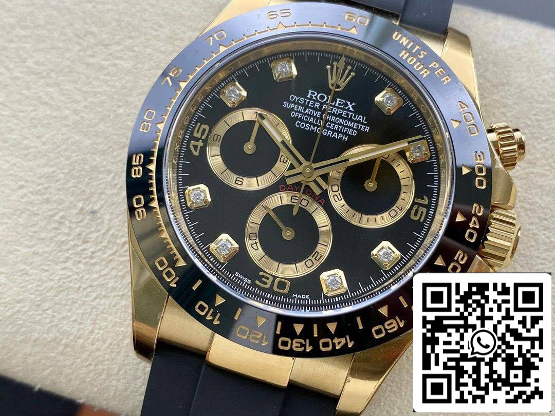 Rolex Cosmograph Daytona M116518ln-0078 1:1 Mejor edición Clean Factory esfera negra