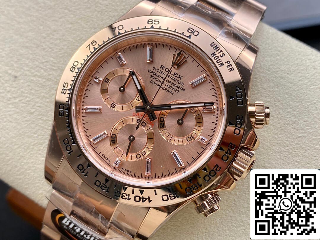 Rolex Daytona M116505-0012 1:1 Best Edition BT Factory in oro rosa