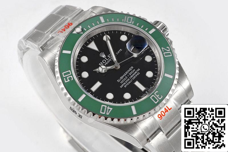 Rolex Submariner Date M126610LV-0002 41MM 1:1 Mejor edición ROF Factory Esfera negra Suiza ETA2824