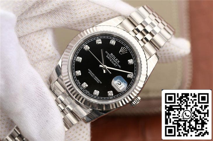 Rolex Datejust M126334-0012 1:1 Best Edition EW Factory Black Dial