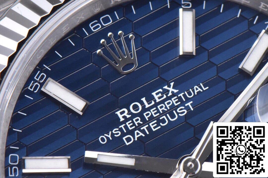 Rolex Datejust M126234-0049 36MM 1:1 Best Edition Quadrante blu fabbrica pulita