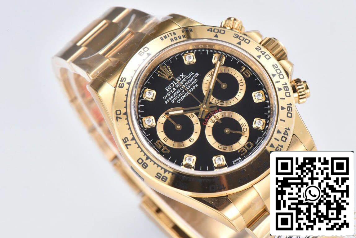 Rolex Cosmograph Daytona M116508-0016 1:1 Best Edition Clean Factory quadrante nero