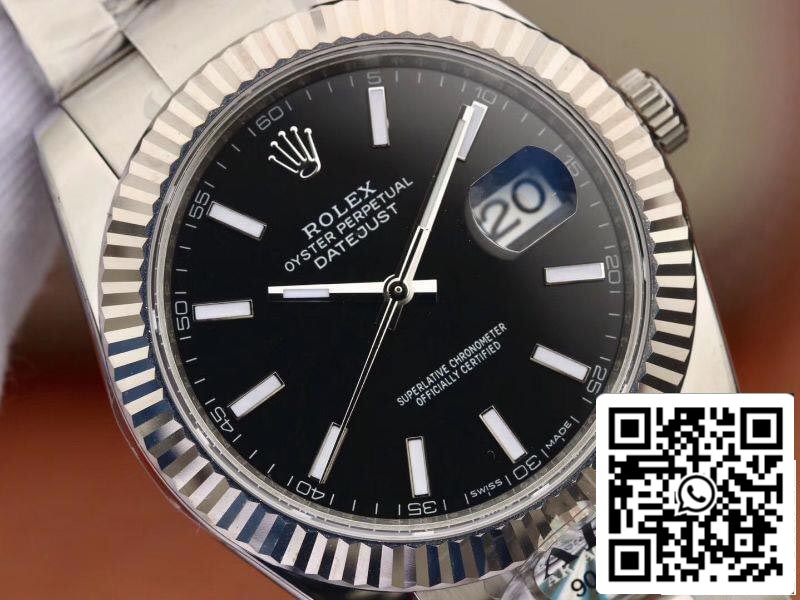 Rolex Datejust 126334 41mm AR Factory Orologi da uomo 1:1 Best Edition svizzero EAT2824 quadrante nero