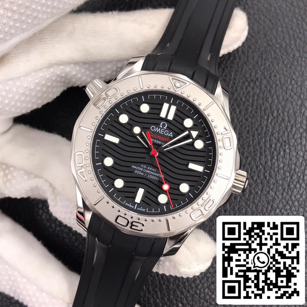 Omega Seamaster Diver 300M 210.32.42.20.01.002 1:1 Best Edition VS quadrante nero di fabbrica