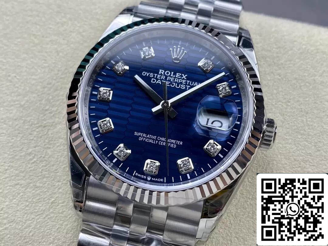 Rolex Datejust M126234-0057 36MM 1:1 Mejor edición VS Acero inoxidable de fábrica