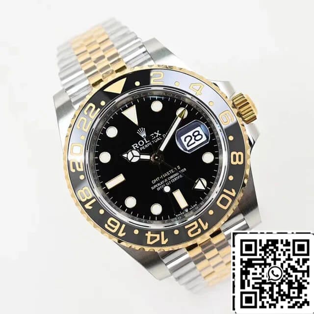 Rolex GMT Master II M126713grnr-0001 1:1 Best Edition EW Factory Black Dial