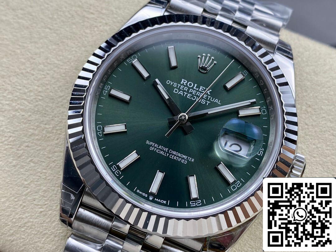 Rolex Datejust M126334-0027 1:1 Mejor Edición VS Acero Inoxidable de Fábrica