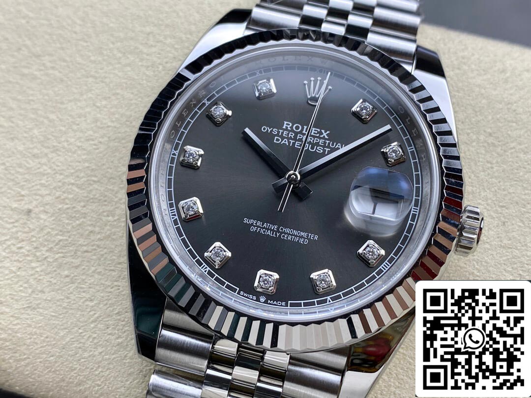 Rolex Datejust M126334-0006 1:1 Best Edition Clean Factory Gray Dial